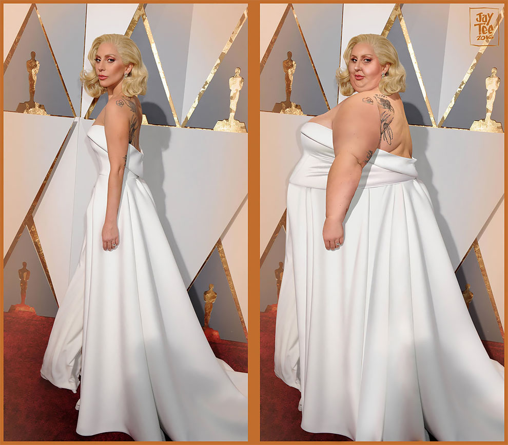 10 Foto editan beri gambaran cantik tidak diukur dari ukuran tubuh