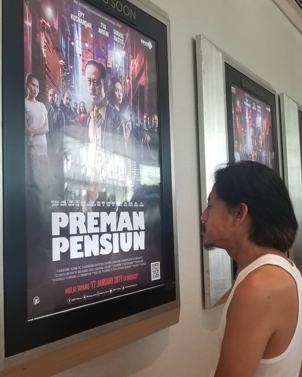 10 Aksi Epy Kusnandar promosi Preman Pensiun, cuma pakai kolor