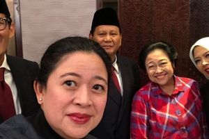 Ini potret akrab Megawati dan Prabowo-Sandi jelang debat capres