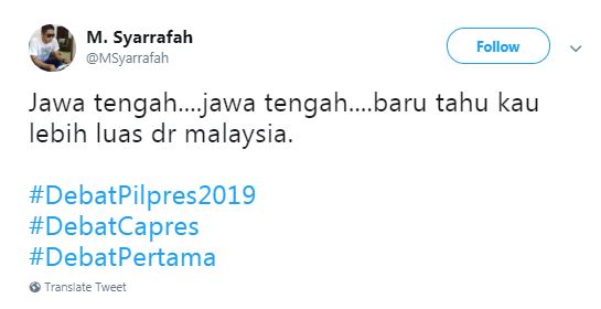 10 Cuitan lucu Jawa Tengah lebih luas dari Malaysia ini kocak