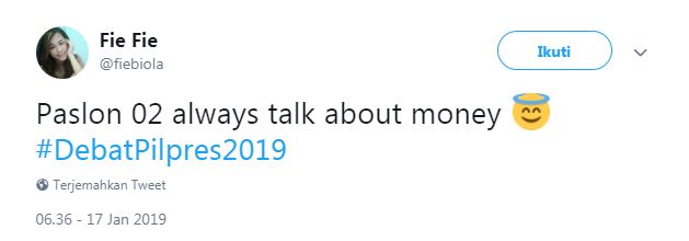 11 Cuitan lucu tanggapi pernyataan Prabowo-Sandi di debat capres