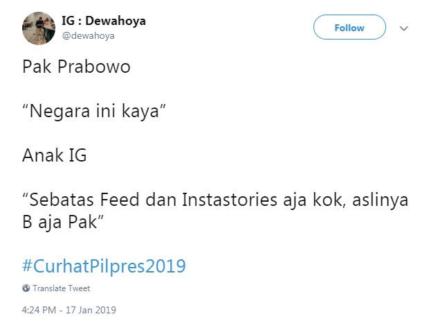 14 Debat imajiner Jokowi-Ma'ruf vs Prabowo-Sandi ini kocak abis