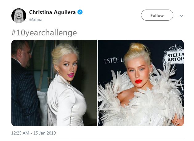 11 Foto seleb Hollywood ikut 10 Years Challenge, bukti awet muda