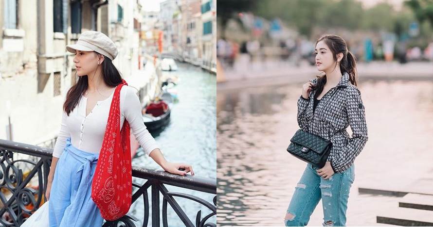 8 Adu gaya liburan Irish Bella dan Ranty Maria, siapa terkece?