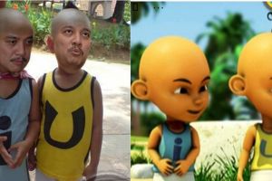 7 Foto editan jika manusia jadi Upin Ipin, hasilnya kocak abis