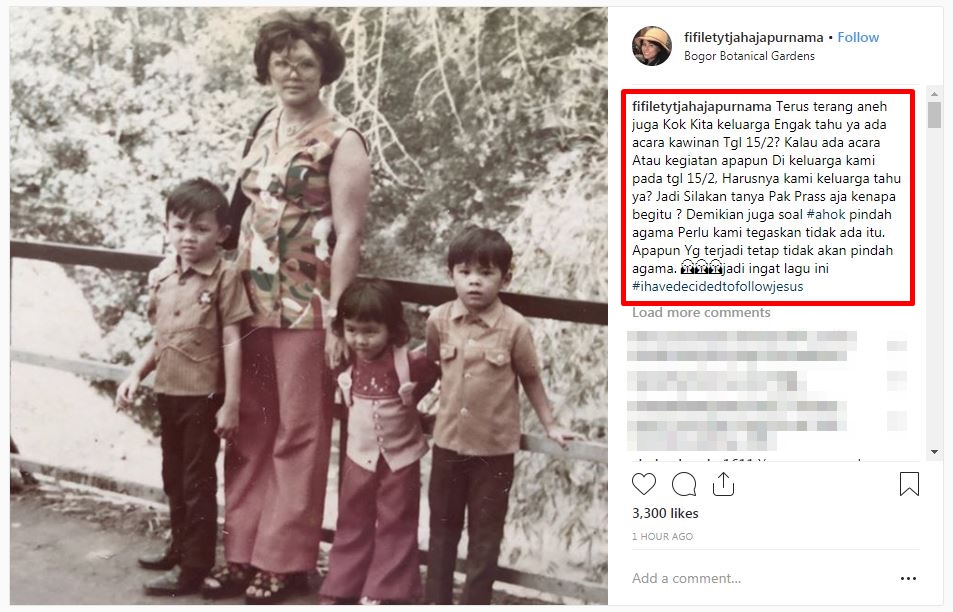 Ahok bakal nikah 15 Februari, begini bantahan dari pihak keluarga