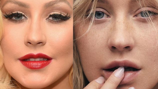 Beda penampilan 13 seleb cewek dunia pakai dan tanpa makeup