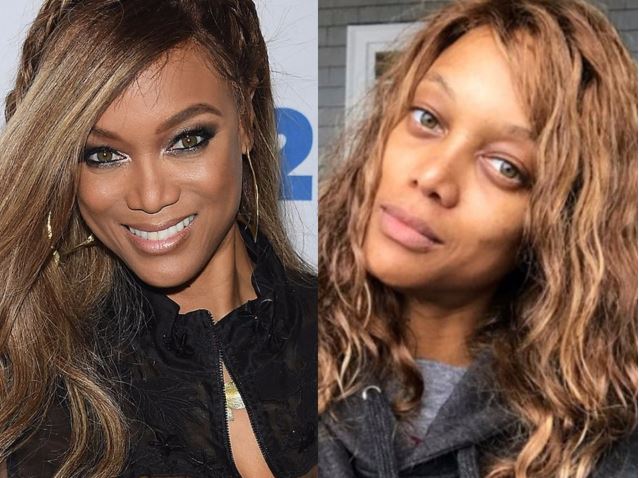 Beda penampilan 13 seleb cewek dunia pakai dan tanpa makeup