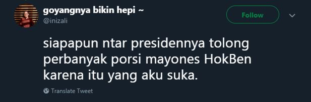 10 Cuitan lucu 'siapapun ntar presidennya' ini nyeleneh abis