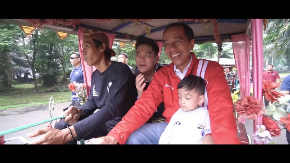 5 Aksi lucu Jan Ethes di vlog Boy William, sebut Jokowi artis