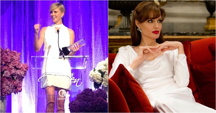 Luluhkan Brad Pitt, 10 beda gaya Charlize Theron & Angelina Jolie