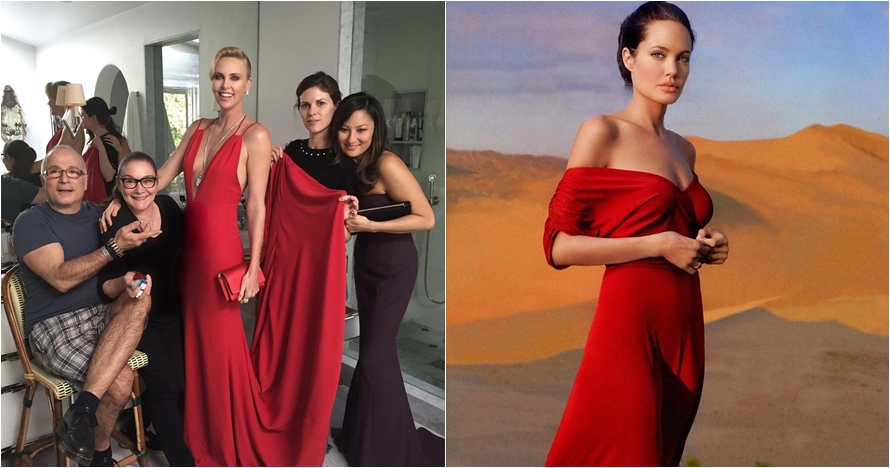 Luluhkan Brad Pitt, 10 beda gaya Charlize Theron & Angelina Jolie