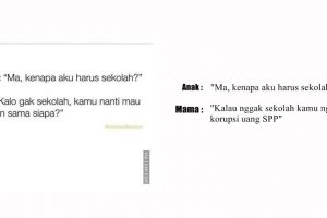 10 Obrolan lucu emak-emak nyuruh sekolah ini bikin nyengir