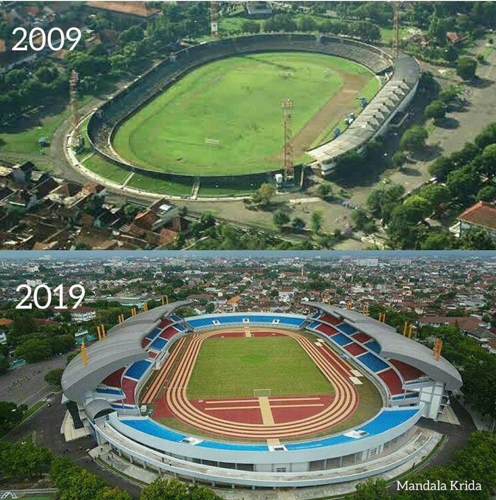 10 Years Challenge 3 stadion di Indonesia, perubahannya ngagetin