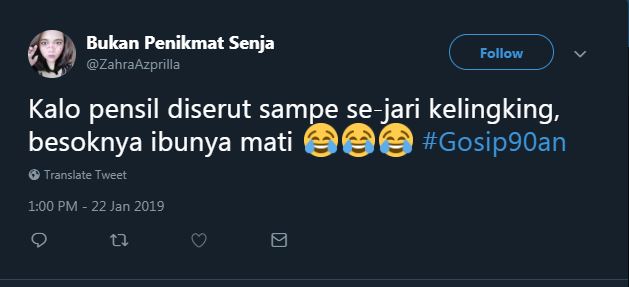 12 Cuitan lucu 'Gosip anak 90-an' ini bikin ngakak nostalgia