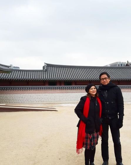 10 Foto Memes-Addie MS liburan di Korea, akrab dengan Vicy Melanie