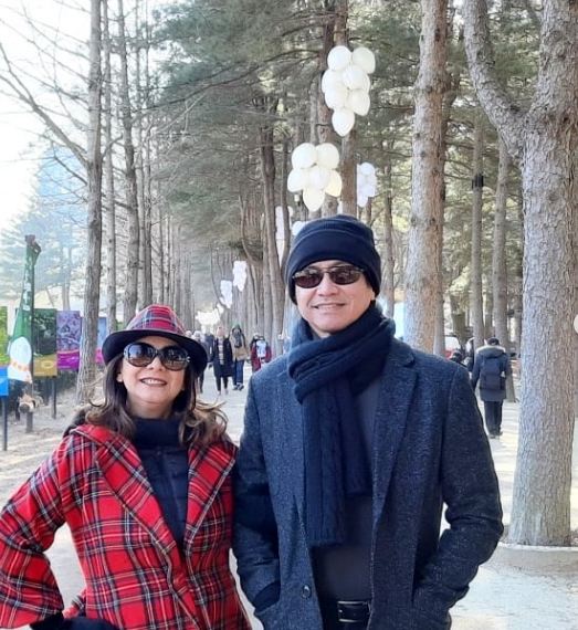 10 Foto Memes-Addie MS liburan di Korea, akrab dengan Vicy Melanie