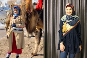 9 Pesona Cut Meyriska yang mantap berhijab, cantiknya bikin adem