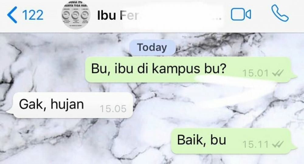 12 Chat lucu dosen ngajak bercanda ini bikin mahasiswa terdiam
