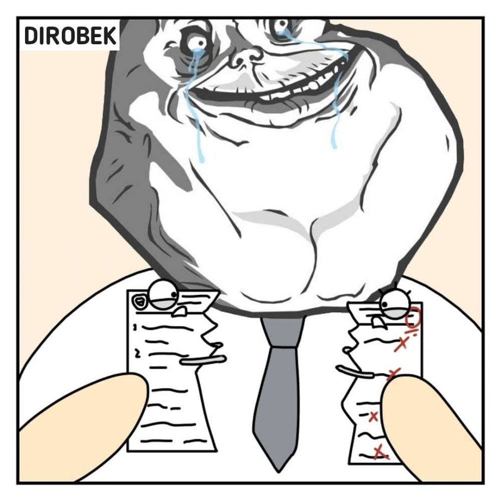 10 Komikstrip lucu tunjukkan tipe siswa saat nilai ulangan jelek