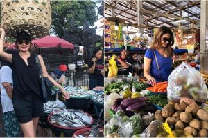 7 Outfit Tamara Bleszynski belanja di pasar, tetap cetar