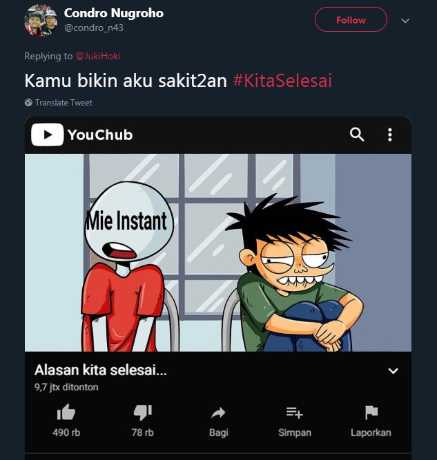 10 Ilustrasi parodi 'alasan kita selesai' ini bikin cekikikan