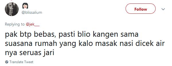 15 Cuitan lucu Ahok bebas & pulang ke rumah, bikin senyum kecut