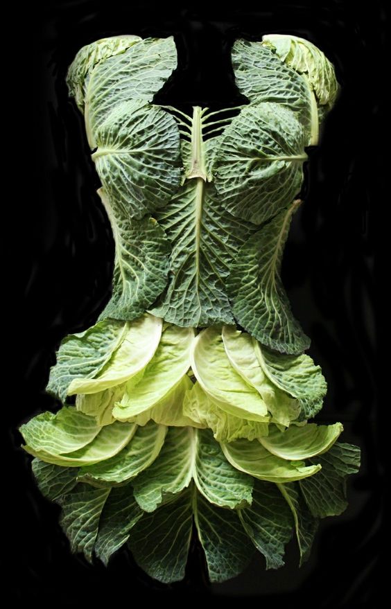 10 Gaun unik terbuat dari sayuran, tetap terlihat stylish
