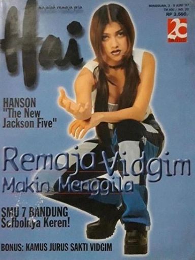 10 Potret Sarah Azhari saat masih jadi cover majalah jadul