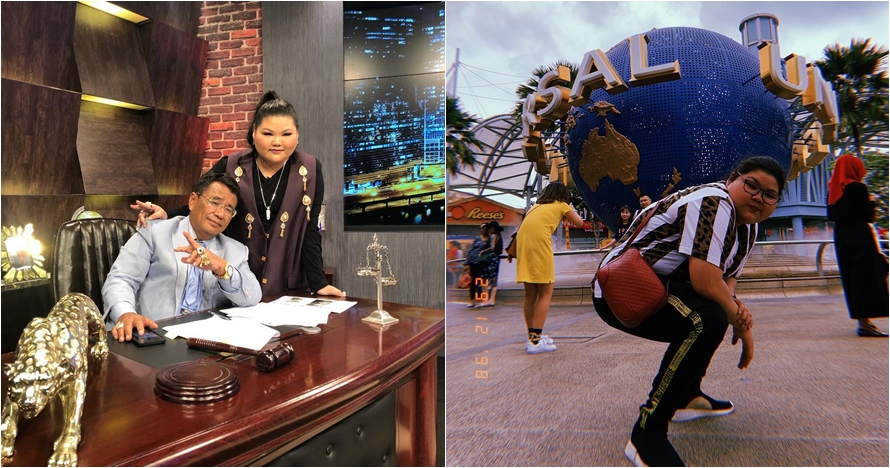 10 Gaya swag Aleta Molly, cewek yang hadiahi Hotman Paris berlian