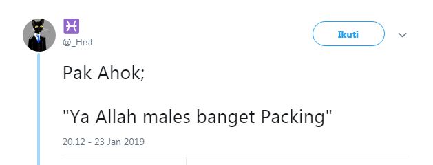 12 Cuitan lucu batin Ahok setelah bebas ini bikin geli sendiri