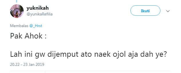 12 Cuitan lucu batin Ahok setelah bebas ini bikin geli sendiri