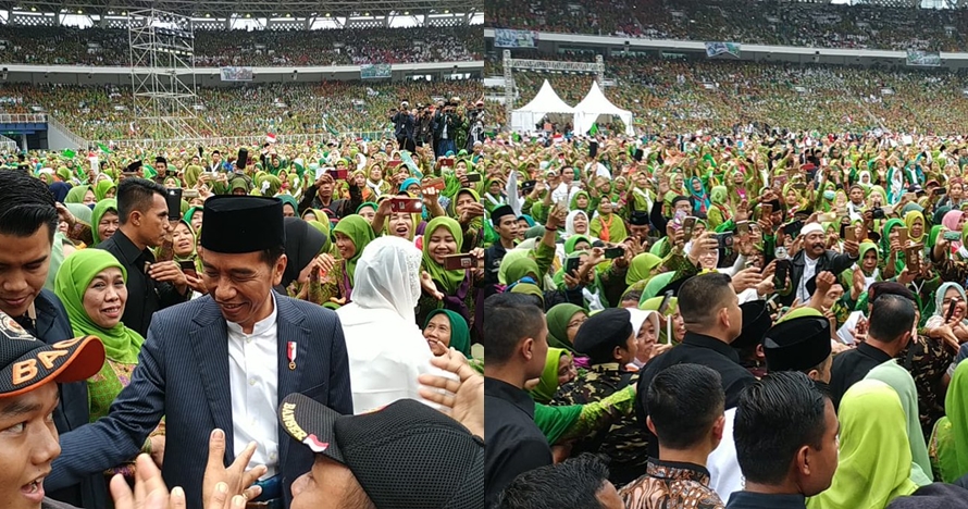 10 Potret meriah Harlah ke-73 Muslimat NU di Gelora Bung Karno