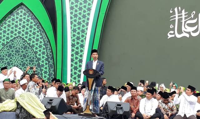 10 Potret meriah Harlah ke-73 Muslimat NU di Gelora Bung Karno