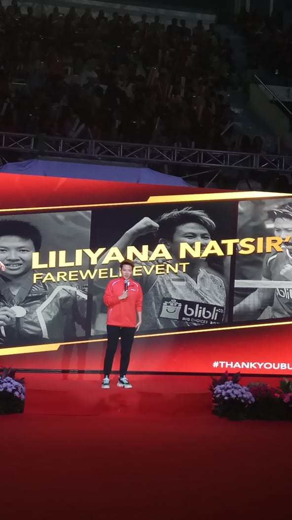 10 Momen haru perpisahan Liliyana Natsir di Indonesia Masters
