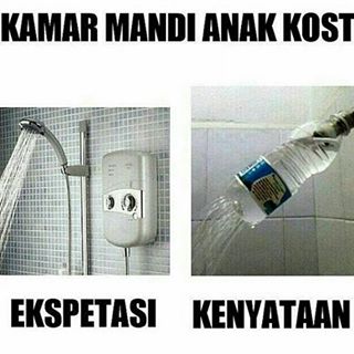 10 Meme lucu level anak kos ini bikin senyum kecut