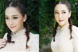 6 Potret Maia Estianty pakai dress sequin, harga tasnya Rp 122 juta