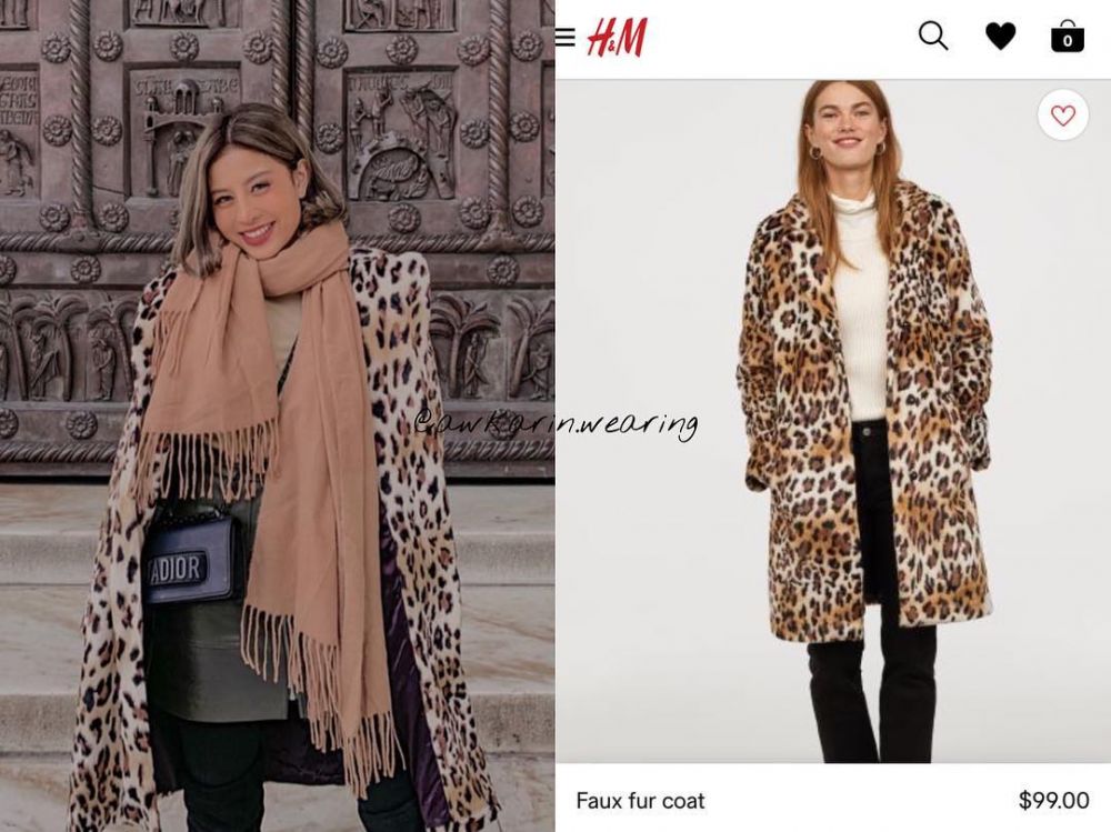 Harga 11 outfit Awkarin saat di Eropa, ada yang setara motor