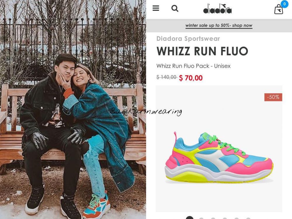 Harga 11 outfit Awkarin saat di Eropa, ada yang setara motor