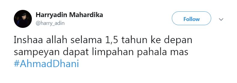 8 Sindiran warganet usai Ahmad Dhani divonis 1,5 tahun penjara