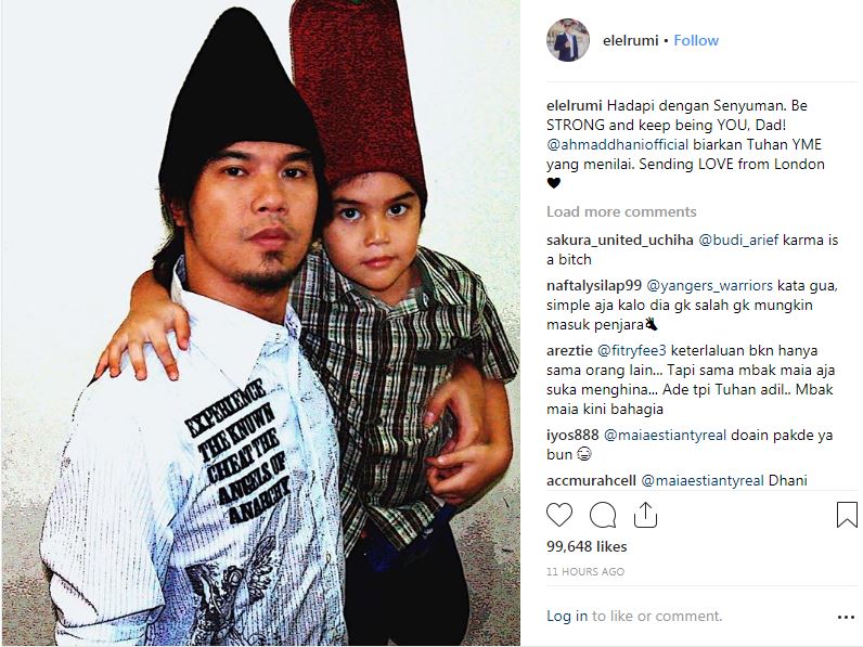 Ahmad Dhani dibui, ini pesan mendalam Mulan Jameela & 2 anaknya