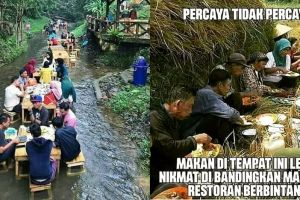12 Foto lucu 'yang penting perut kenyang' ini bikin geleng kepala