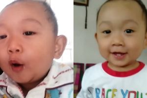 Viral bocah usia 16 bulan hafal huruf hijaiyyah, aksinya gemesin