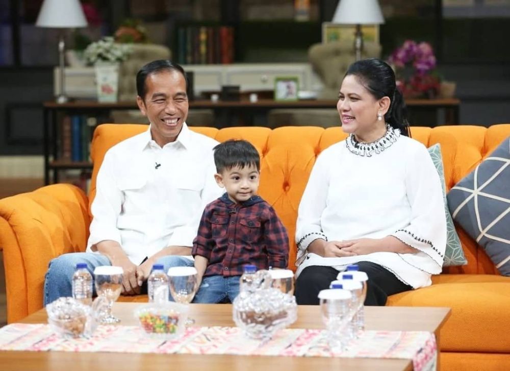 10 Ekspresi kocak Jan Ethes cucu Jokowi, polahnya gemesin
