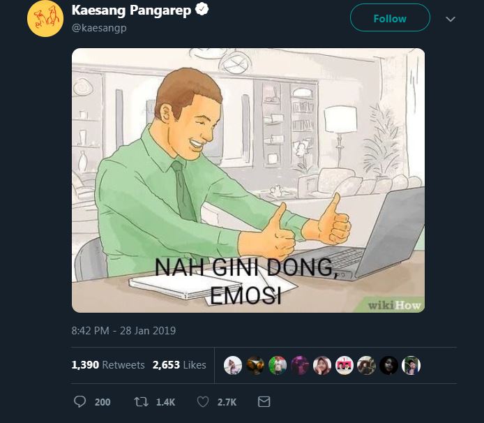 4 Reaksi kocak Kaesang nggak ikut talkshow keluarga Jokowi