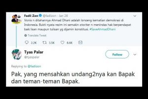 Fadli Zon kecam vonis Ahmad Dhani, 10 serangan balik ini makjleb