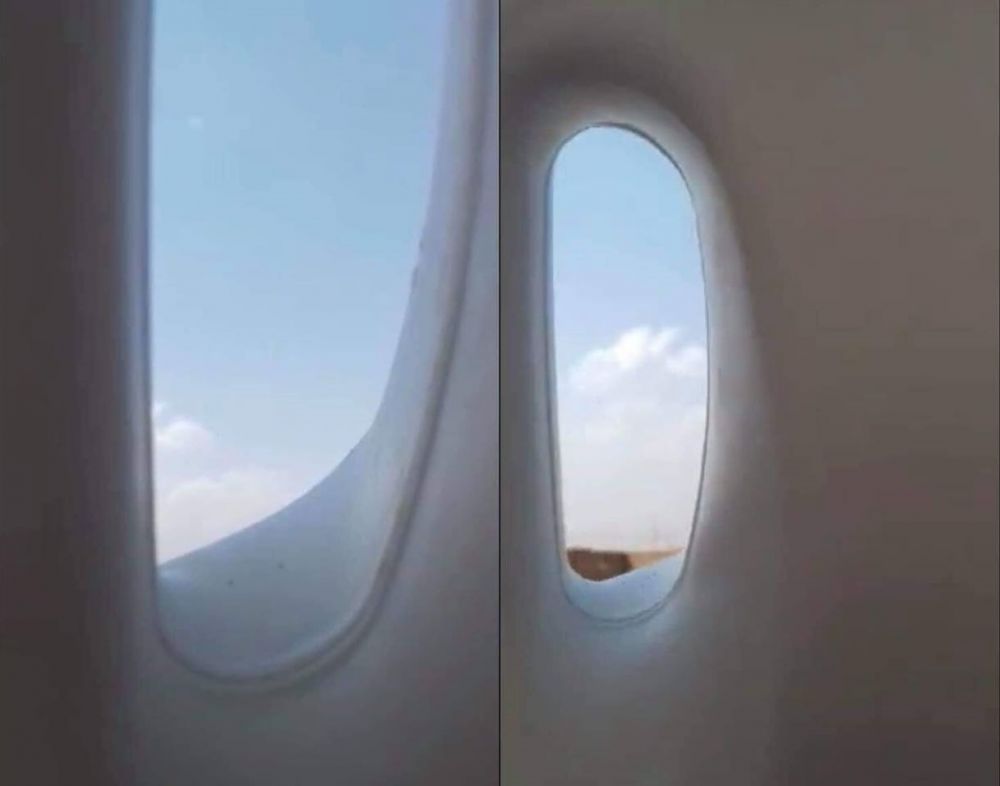 jendela pesawat bikin tepuk jidat © Facebook/thesiakapkeli
