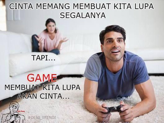 12 Meme lucu game vs pacar ini bikin kamu auto tersenyum getir