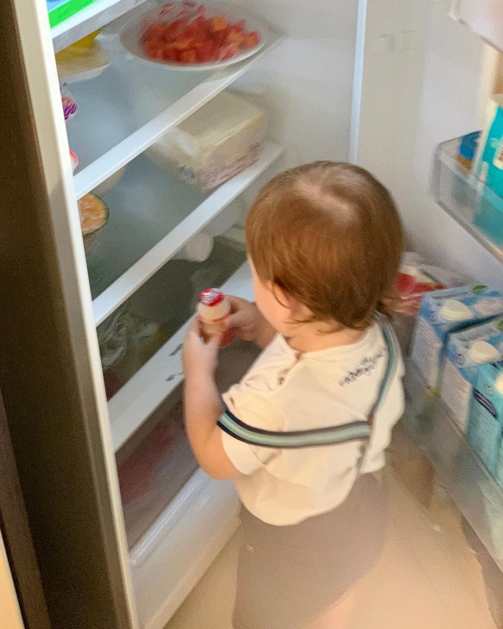 8 Potret Lucio, anak Stefan William, berambut pirang & mata biru