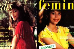 10 Gaya Meriam Bellina saat jadi model majalah jadul, ikonik abis